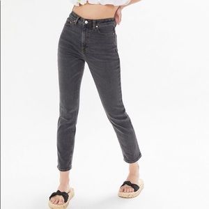 High Waisted BDG Girlfriend Jeans in washed black